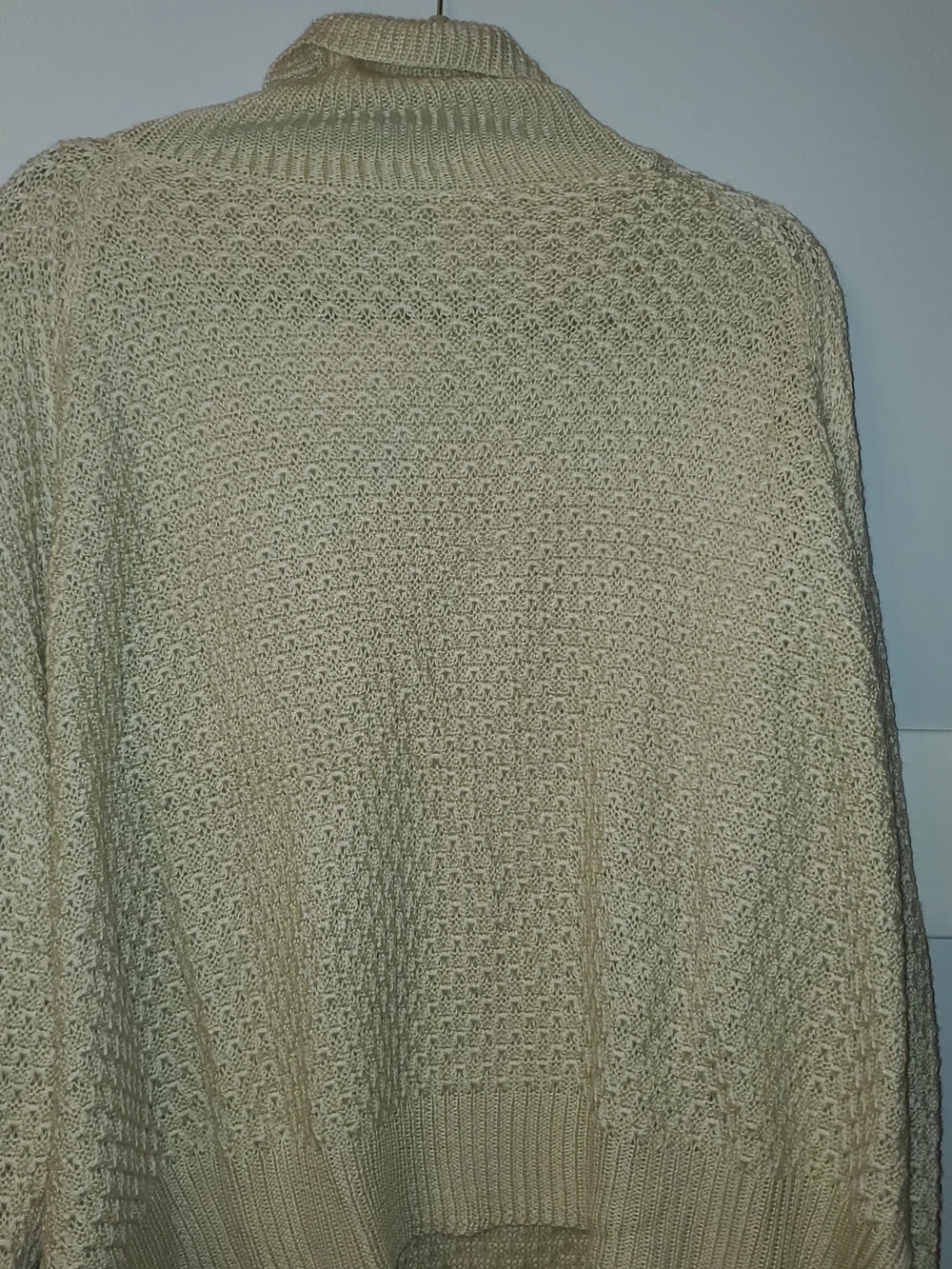 Cozy Cream Cable Knit Cowl Turtleneck Sweater